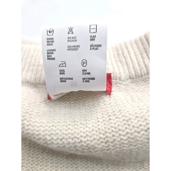 Esprit Vintage Size M Cream/White Lambswool Skirt Womens NWT - Picture 7 of 8